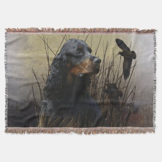 Gordon Setter , Jagdbegleiter Decke (Vorderseite)