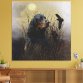 Gordon Setter , Jagdbegleiter Leinwanddruck (Insitu (Wohnzimmer))