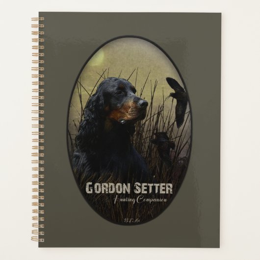Gordon Setter , Jagdbegleiter Planer (Vorderseite)