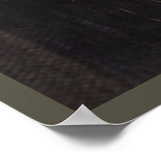 Gordon Setter , Jagdbegleiter Poster (Ecke)