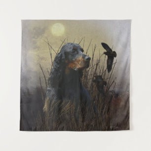 Gordon Setter , Jagdbegleiter Wandteppich
