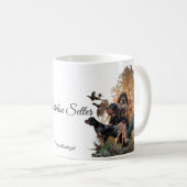 Gordon Setter, Jagdsaison Holz Wand Kunst Kaffeetasse (VorderseiteRechts)