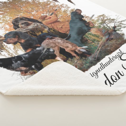 Gordon Setter, Jagdsaison Holzwall Art Kaffee Sherpadecke (3/4)