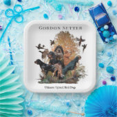 Gordon Setter, Jagdsaison Pappteller (Party)