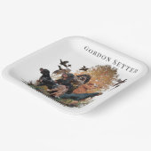 Gordon Setter, Jagdsaison Pappteller (Gewinkelt)