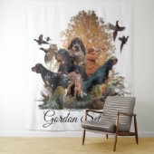 Gordon Setter, Jagdsaison Wandteppich (Beispiel)
