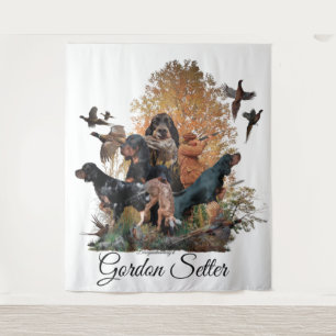 Gordon Setter, Jagdsaison Wandteppich