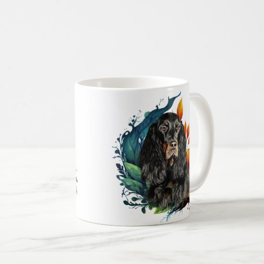 Gordon Setter Kaffeetasse (VorderseiteRechts)
