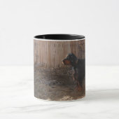 Gordon Setter Keramik Ringer Tasse (Zentrum)