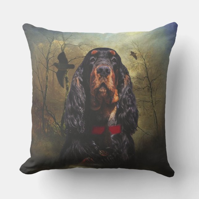 Gordon Setter Kissen (Vorderseite)