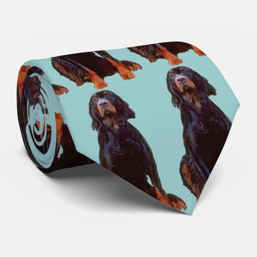 Gordon Setter Krawatte #2 (Gerollt)