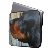 Gordon Setter Laptop Sleeve (Vorderseite Links)