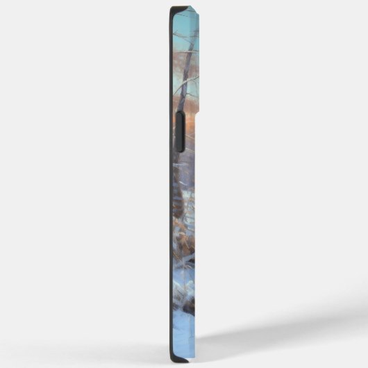 Gordon Setter lässt es Weihnachten schnee Case-Mate iPhone Hülle (Rückseite / Rechts)