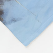 Gordon Setter lässt es Weihnachten schnee Fleecedecke (Ecke)