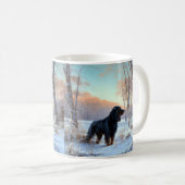 Gordon Setter lässt es Weihnachten schnee Kaffeetasse (VorderseiteRechts)