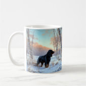 Gordon Setter lässt es Weihnachten schnee Kaffeetasse (Links)