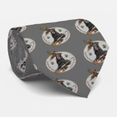 Gordon Setter lebt zur Jagd auf Krawatte (Gerollt)