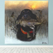 Gordon Setter Leinwanddruck (Insitu (Holzboden))