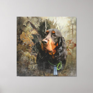 Gordon Setter Leinwanddruck