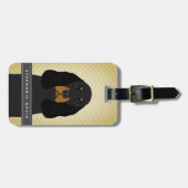Gordon Setter Luggage Tags Gepäckanhänger (Vorderseite horizontal)