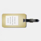 Gordon Setter Luggage Tags Gepäckanhänger (Rückseite horizontal)