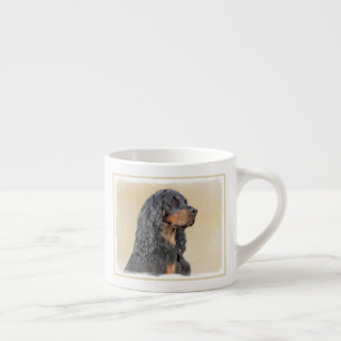 Gordon Setter Malerei - Niedliche Original Hunde K Espressotasse