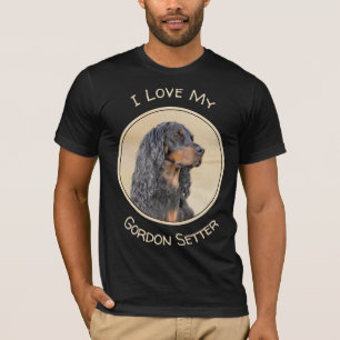 Gordon Setter Malerei - Niedliche Original Hunde K T-Shirt