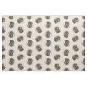 Gordon Setter Malerei Schwarz Niedlich Original Do Stoff (Fat Quarter (45,7 x 55,9 cm))