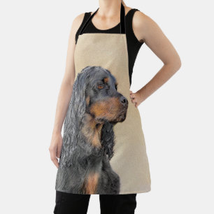 Gordon Setter Malerei - Süße originelle Hundekunst Schürze