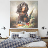 Gordon Setter mit Fasanen, Kunst Leinwanddruck (Insitu (Schlafzimmer))