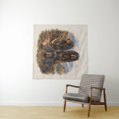 Gordon Setter mit Fasanen, Kunst      Wandteppich (Beispiel (Horizontal))