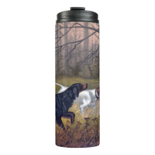 Gordon Setter on Point Tumbler Thermosbecher