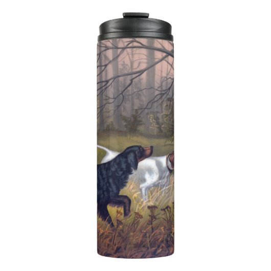 Gordon Setter on Point Tumbler Thermosbecher (Vorderseite)