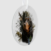 Gordon Setter Ornament (Vorderseite)