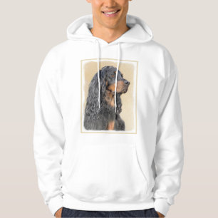 Gordon Setter Painting - Niedliche Original Dog Ar Hoodie