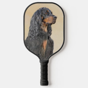 Gordon Setter Painting - Niedliche Original Dog Ar Pickleball Schläger