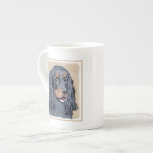 Gordon Setter Painting - Niedliche Original Dog Ar Porzellantasse