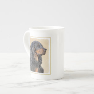 Gordon Setter Painting - Niedliche Original Dog Ar Porzellantasse