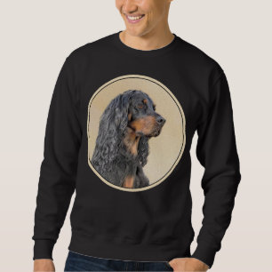 Gordon Setter Painting - Niedliche Original Dog Ar Sweatshirt