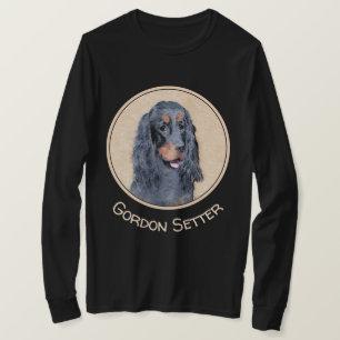 Gordon Setter Painting - Niedliche Original Dog Ar T-Shirt