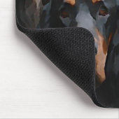 Gordon Setter Pals Malen auf einem Mousepad (Ecke)