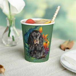 Gordon Setter  Pappbecher