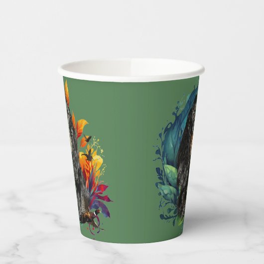 Gordon Setter  Pappbecher (Links)