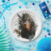 Gordon Setter Pappteller (Party)