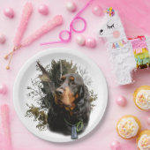 Gordon Setter Pappteller (Party)