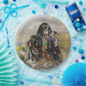 Gordon Setter Pappteller (Party)