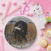 Gordon Setter Pappteller (Party)