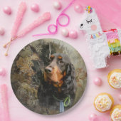 Gordon Setter Pappteller (Party)