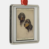 Gordon Setter Player Cigarette Card Ornament (Rechts)