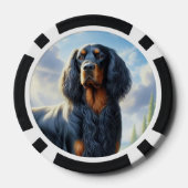 Gordon Setter Pokerchips (Rückseite)